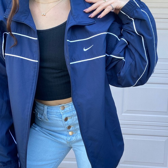 Vintage Silver Bar Nike Windbreaker - Picture 5 of 5